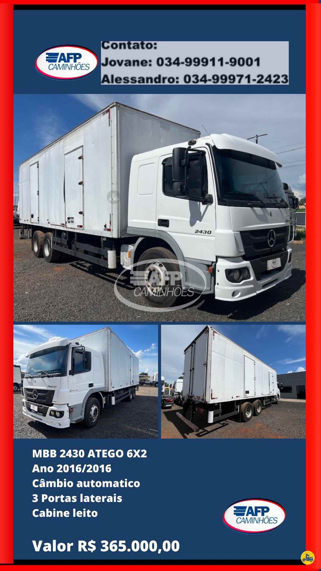 CAMINHAO MERCEDES-BENZ MB 2430 Cavalo Mecânico Truck 6x2 AFP Caminhões UBERLANDIA MINAS GERAIS MG